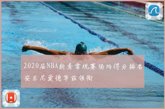 2020届NBA新秀常规赛场均得分排名安东尼爱德华兹领衔