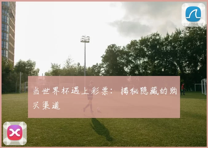 当世界杯遇上彩票:揭秘隐藏的购买渠道
