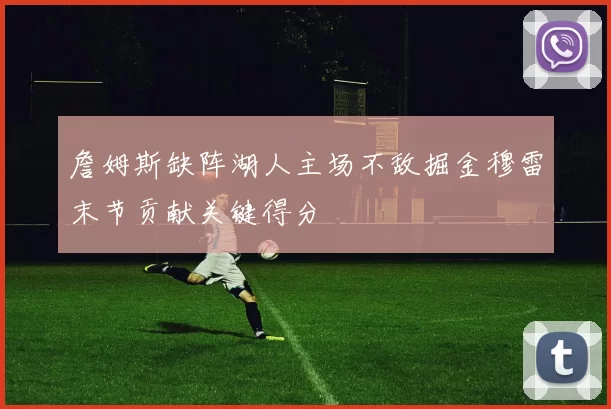 詹姆斯缺阵湖人主场不敌掘金穆雷末节贡献关键得分