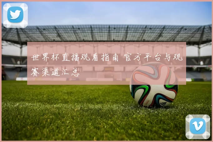 世界杯直播观看指南 官方平台与观赛渠道汇总